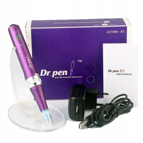 Dr Pen X5 W Bezprzewodowy DERMAPEN PRO + Kartridże