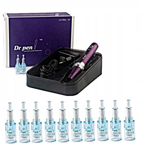 Dr Pen X5 W Bezprzewodowy DERMAPEN PRO + Kartridże