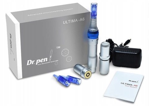 Dr Pen A6 Dermapen + 10 Kartridży Mezoterapia PRO