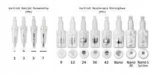 Dr Pen M7-C + 10 kartridży Dermapen Mezoterapia