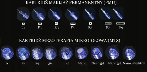 DR PEN A6-W Bezprzewodowy MEZOTERAPIA + 10 kartridzy