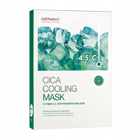 Maska chłodząca do twarzy CELL FUSION CICA COOLING MASK 1x 27g Maska chłodząca do twarzy CELL FUSION CICA COOLING MASK 1x 27g