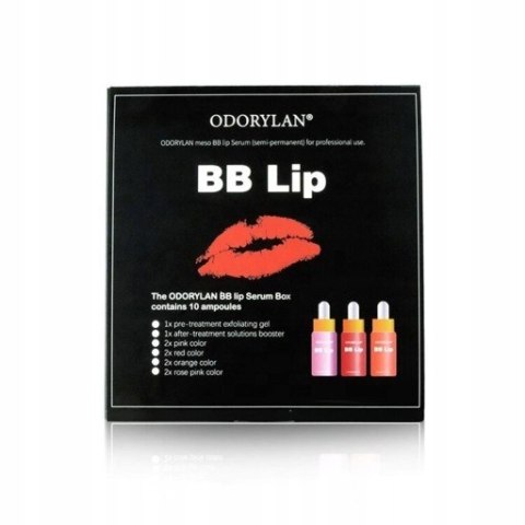 BB Lips Ampułki Serum Zestaw ODORYLAN BB KISSUM LIPS efekt make-up 10x5ml