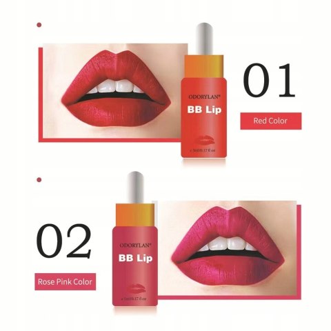 BB Lips Ampułki Serum Zestaw ODORYLAN BB KISSUM LIPS efekt make-up 10x5ml