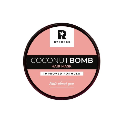 ByRokko Coconut Bomb 180 g ZESTAW MASKA DO WŁOSÓW + SZCZOTKA