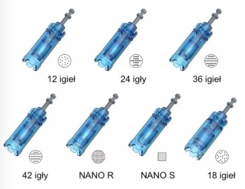 Kartridż Dermapen Dr Pen M8s A9w Igły Wkłady