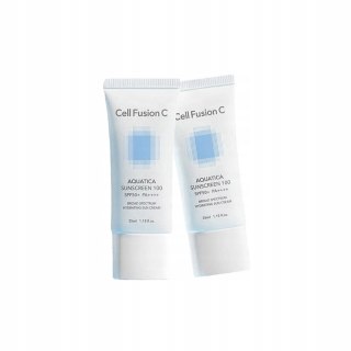 CELL FUSION C Aquatica Sunscreen 100 SPF 50+/PA+++ KREM PRZECIWSŁONECZNY 2x35 ml