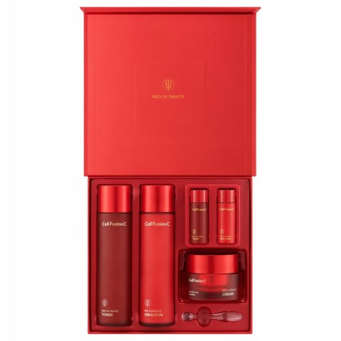 Cell Fusion ZESTAW RED ULTIMATE Toner + Emulsja + Krem KURACJA anti-aging Cell Fusion ZESTAW RED ULTIMATE Toner + Emulsja + Krem KURACJA anti-aging