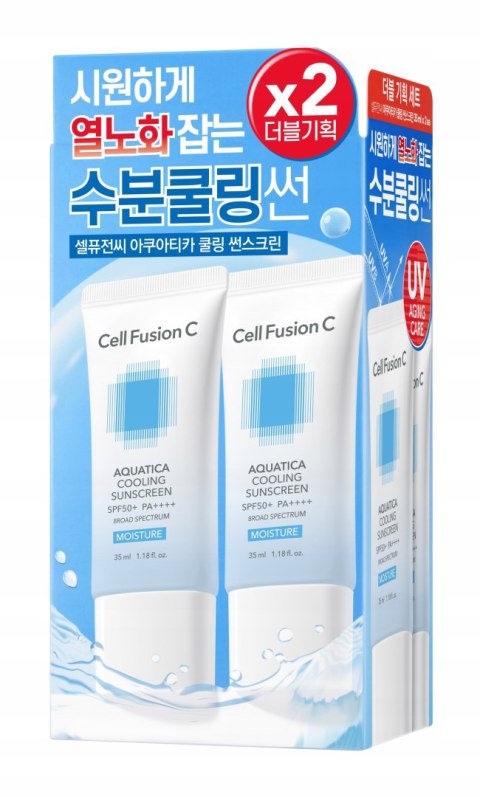 Krem do opalania Cell Fusion C Aquatica Cooling Sunscreen SPF50+ PA++++ Krem do opalania Cell Fusion C Aquatica Cooling Sunscreen SPF50+ PA++++