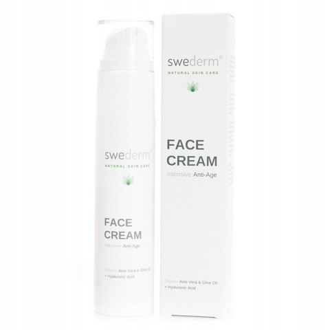 SWEDERM FACE CREAM - Intensywnie nawilżający krem anti-aging na dzień i noc